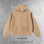 Sweatshirt-grey apricot / S