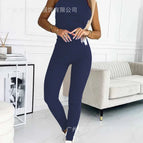 (vest pants) dark blue / S