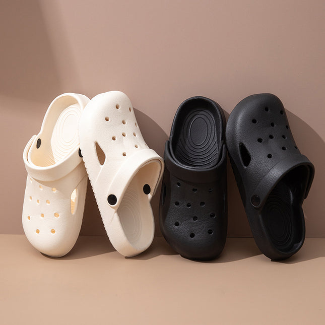 Hole Shoes Men's Summer 2024 New Outer Wear Bag Couple's Home Non-slip Thickness Shoes for Women's Garden Shoes