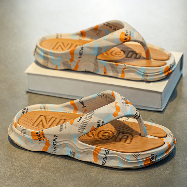 Slippers for Men's Summer Outer Wear, Trendy Sports Shoes, Wear-Resistant, Dual-Purpose Driving Outdoor Sports Beach Sandals