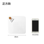 8inch square tablet (pure white, logo only displayed)
