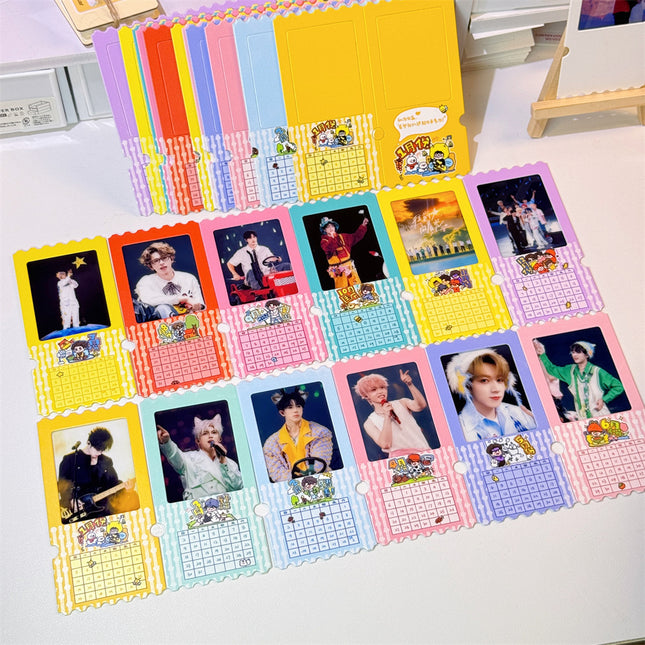 Ten diligent days around ins clip ticket box calendar 2025 calendar light and shadow photo reversal film calendar