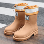 [fixed waterproof drawstring - lint-free] brown - sneaker size / 36