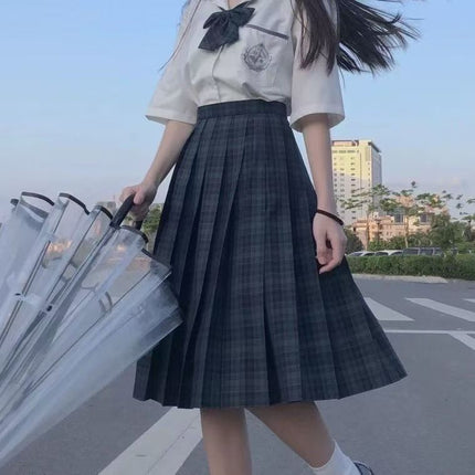 Vivienne Genuine JK Dress Student Japanese School Long Dress Female Orthodox Short Skirt Japanese JK Uniform