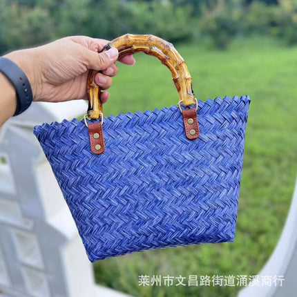 Woven Bamboo Bag / Sac Tressé Bambou