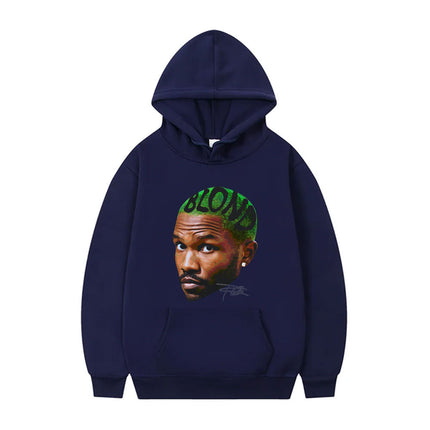 Rapper Frank Vintage Head Graphic Hoodie Men Women Ocean Hip