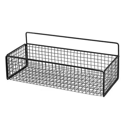Bathroom bathroom shelf kitchen living room dormitory wall hanging punch-free storage rack storage rack hanging basket nail-free