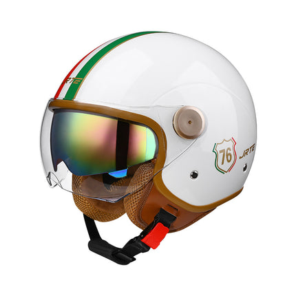 3c certified motorcycle helmet electric car helmet Harley universal battery car Four Seasons universal personality half helmet