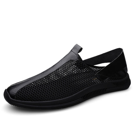 Men's new summer mesh shoes men's breathable cool shoes mesh shoes soft bottom breathable casual shoes lazy mesh men's shoes