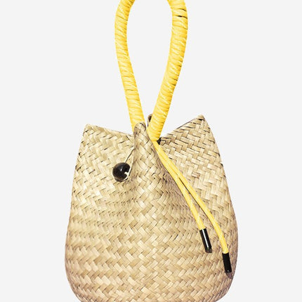 Cross-Border New Woven Bag Women's Large-Capacity Seaside Vacation Beach Bag Korean Style Foreign Style Versatile Portable Shoulder Bag