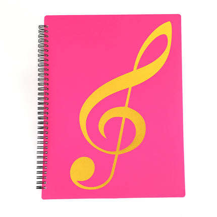Shuangyi Source Factory 40/60 Page Music Score Folder A4 Piano Score Book with Printable Logo