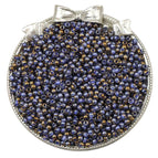 4mm aperture about 1mm 10 g/pack about 170 pieces / lake blue gold
