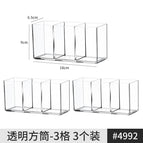 Transparent square tube-3 grids 3 pcs