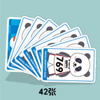 42 digital cards [plastic packaging] digital sensitive