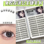 20 rows of 240 clusters of fugitive princess eyelash book