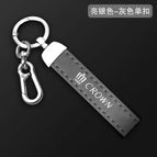 Silver single buckle Gray crown