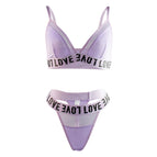 Light purple underwear set / S