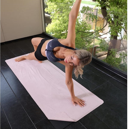 Double-Sided Brushed Yoga Towel, Sweat-Absorbent, Non-Slip, Quick-Drying Sports Towel, High-End Yoga Sports Towel, Soft and Comfortable