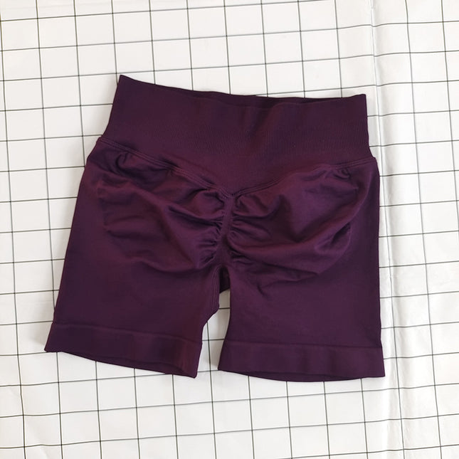 Sexy Peach Butt Fitness Shorts for Women, Sports Running and Cycling Three-Point Pants, High Elastic Butt Lift, Tummy Control, Quick-Drying Yoga Pants
