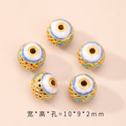 15. hollow ruyi round beads