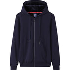 Navy blue pure cotton silver fox velvet / S