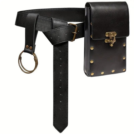 Amazon Hot Selling Steampunk Phone Bag Medieval Renaissance Role Playing Accessories Sport Fanny Pack