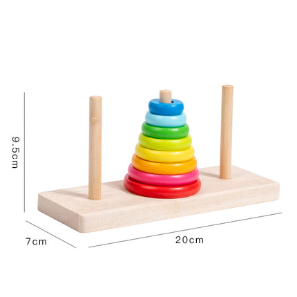 Hanota wooden 10-layer 8-layer 10-layer primary school students' intelligence development logical thinking children's toy storage box