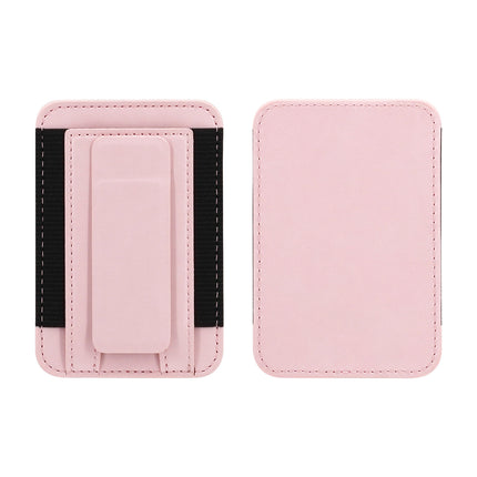 Card Holder with Elastic Band and Stand, Suitable for iPhone 12 and Above, Factory Wholesale Gift Trade, Magnetic Expansion for Public Transportation Cards