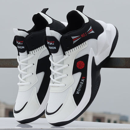 Men's Shoes New Spring Running Shoes Men's All-match Fashion Youth sneaker Non-slip Wear-resistant Student Ball Shoes