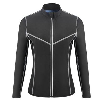 Amazon Men's Sports Long Sleeve Corset Running Fitness Sweat Shaping Garment Abdominal Sauna Cross-Border Corset