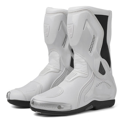 Motorcycle Riding Boots Are Comfortable and Wear-Resistant, Track-Level Protective Boots, Motorcycle Anti-Fall Riding Boots, Motorcycle Rider Equipment