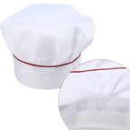 Red stripe hat / free size (elastic band)