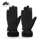 Fluffy bow black / One size fits all