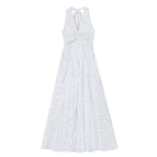 White striped dress / S