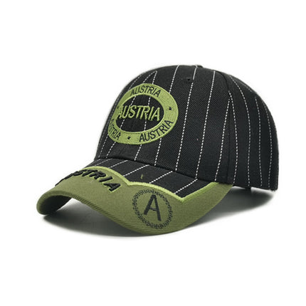 Men's baseball cap 3D embroidered peaked cap hat female outdoor sun hat sun protection hat Amazon cross-border hot sale
