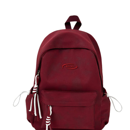 New Retro Backpack Men's Mountaineering Bag Backpack Junior High School Student Travel Bag Personalized High School Student College Student Bag Female