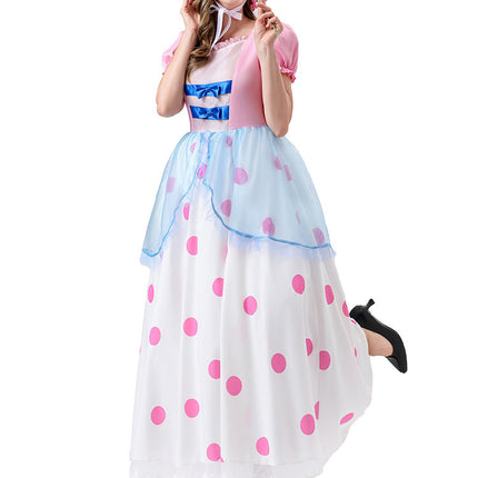 Toy Story Shepherdess Cosplay Costume Anime Character Shepherdess Long Dress Halloween Two-Dimensional Cosplay Costume