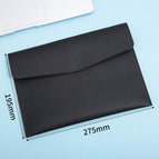 A5 double layer composite/file bag/black