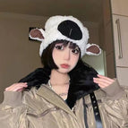 Lamb hat white