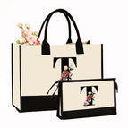 Black Letter Flower T