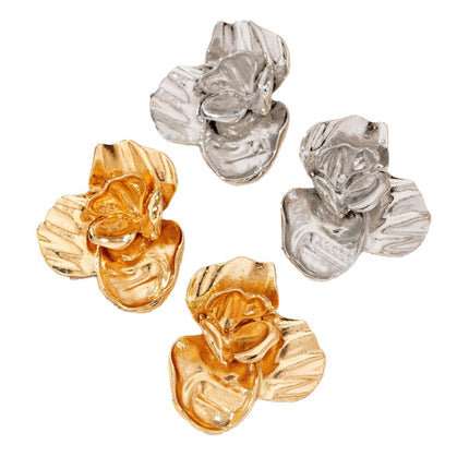 European and American Cross-Border Hot-Selling Elegant Floral Earrings 2025 New High-End Exquisite Versatile Earrings for Women Wholesale