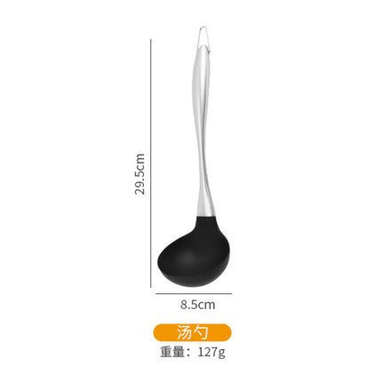 Food Grade Silicone 11 Pieces Kitchenware suit Stir-frying Shovel Non-stick Pan Silicone Colander Pot Stir-frying Spoon Soup Spoon