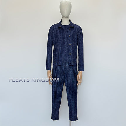 2024 New Korean Denim Two-piece Women's Clothing Nordic Casual Women's Clothing Lightweight Comfortable Age-reducing Slimming Commuter Wear