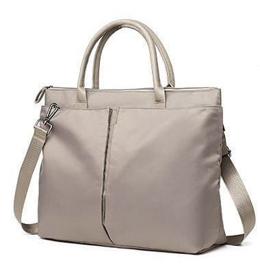 New Style Business Briefcase, Office Simple and Versatile Casual Handbag, Dual-Use Large-Capacity Cross-Body Computer Bag