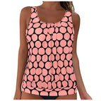 Pink polka dot-single top / S