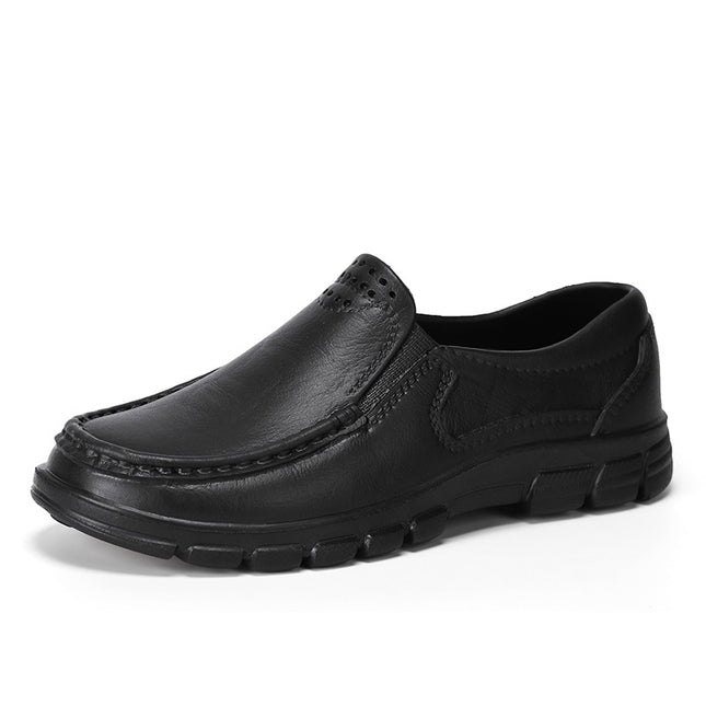 Large Size Cross-Border Hotel Kitchen Chef Shoes Non-Slip and Oil-Proof Men's Catering Work Shoes Low-Top Slip-On Kitchen Shoes