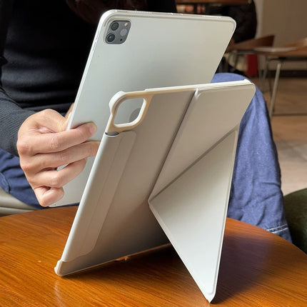 2026 Suitable for Ipad11 Generation Magnetic Double-Sided Clip Protective Case Y-Fold Air8 Anti-Fall and Anti-Bending Mini7 Tablet Case