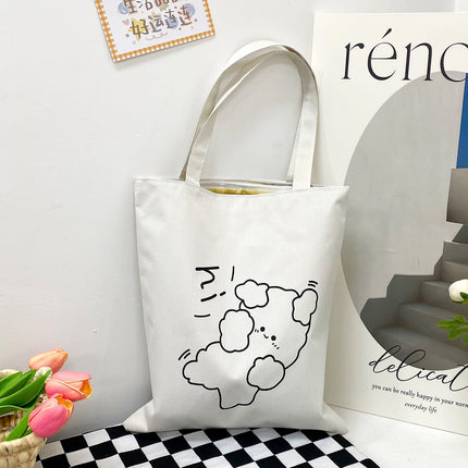 Factory wholesale 2023 new large capacity ladies shoulder handbag Oxford cloth gift bag cartoon cute