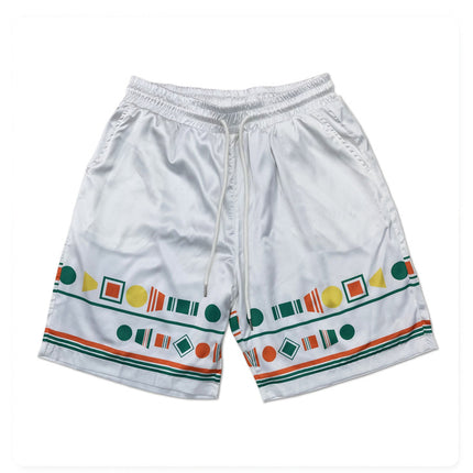 Foreign Trade Casual Hawaiian Beach Printed Short-Sleeved Shirt Cuban Collar European and American Retro Vacation Shorts Two-Piece Set