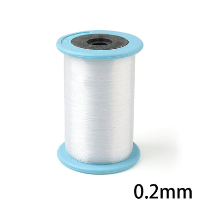 Manufacturer Supplies Large Rolls of Transparent Round Crystal Fishing Line, Non-Elastic Fishing Wire, Handmade Line, DIY Essential Jewelry Accessories